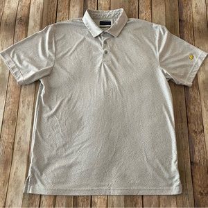 Jack Nicklaus mens quick dry performance short sleeve golf polo shirt | size L